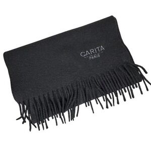 Carita Paris Cashmere Scarf Black